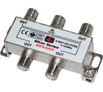 Делитель ТВ краб x4, 5 шт. F BOX 5-1000 МГц Silver REXANT 05-6103 217900