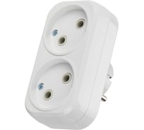 Блок на 2 гнезда TDM ELECTRIC 2П б/з плоский 6А 250B SQ1806-0025