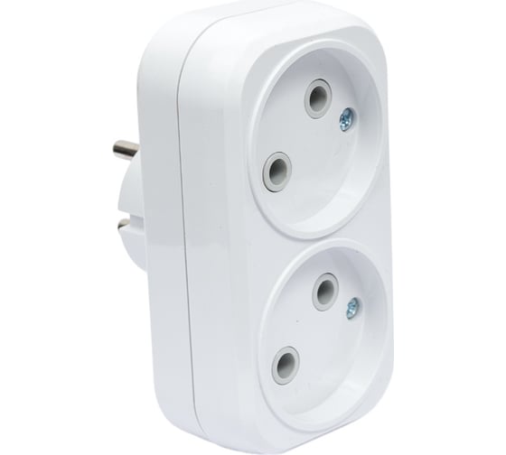 Блок на 2 гнезда TDM ELECTRIC 2П б/з плоский 6А 250B SQ1806-0025