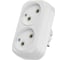 Блок на 2 гнезда TDM ELECTRIC 2П б/з плоский 6А 250B SQ1806-0025 1