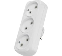 Блок на 3 гнезда TDM ELECTRIC 2П б/з плоский 6А 250B SQ1806-0027