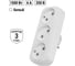 Блок на 3 гнезда TDM ELECTRIC 2П б/з плоский 6А 250B SQ1806-0027 2