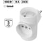 Тройник TDM ELECTRIC 3х2П 16А 250B белый SQ1806-0041 2