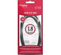 Кабель Jack 3.5 mm вилка - Jack 3.5 вилка, стерео-аудио, 1.8м Belsis BL1030