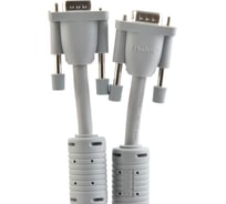 Кабель VGA/SVGA вилка - VGA/SVGA вилка с ф/фильтрами, 5м Belsis BW1473