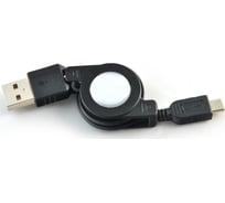 Кабель-рулетка USB 2.0 A вилка - micro B 5 Pins вилка, 0.1-0.7м Belsis BL1006