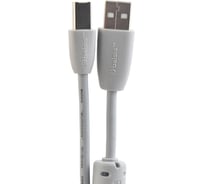 Мультимедийный кабель USB2.0 A вилка-USB B вилка c ф/фильтром, 5м Belsis BW1413