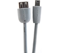 Мультимедийный кабель USB2.0 A розетка - Mini USB 5P вилка, 0.5м Belsis BW1422