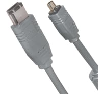 Мультимедийный кабель "FireWire" IEEE 1394 4P вилка - 6P вилка с ф/фильтром, 1.5 м Belsis BW1442