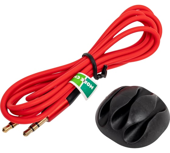 Аудиокабель More Choice AUX 3.5mm 1.2м UK13 Red