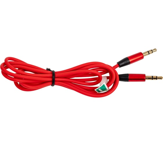 Аудиокабель More Choice AUX 3.5mm 1.2м UK13 Red