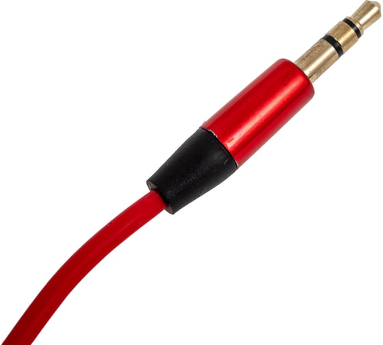 Аудиокабель More Choice AUX 3.5mm 1.2м UK13 Red