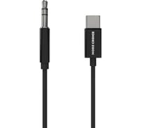 Аудиокабель More Choice AUX 3.5mm Type-C 1м UK22a Black