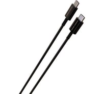 Дата-кабель More Choice Smart USB 5.0A PD 100W быстрая зарядка для Type-C Type-C TPE 1м K76Sa Black