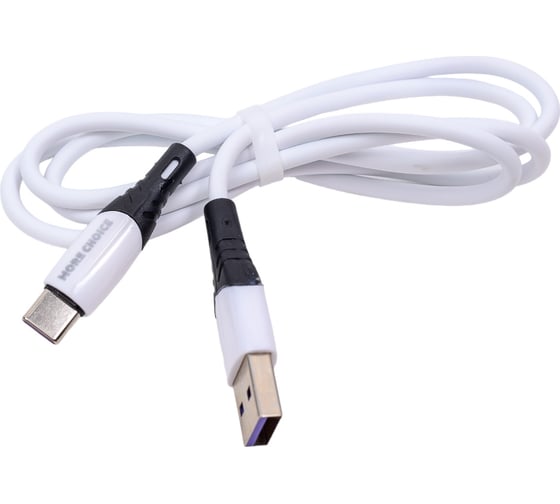 Дата-кабель More Choice USB 3.0A для Type-C силикон 1м K32Sa White 1