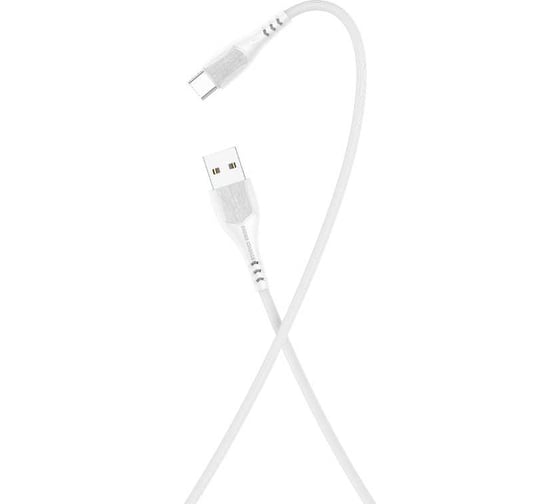 Дата-кабель More Choice USB 2.4A для Type-C TPE 1м K22a White