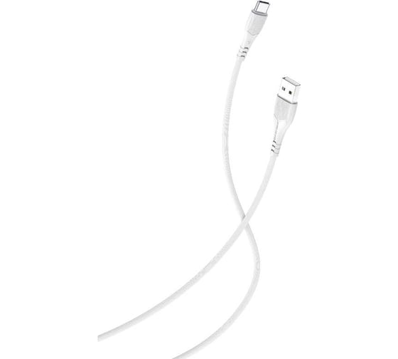 Дата-кабель More Choice USB 2.4A для Type-C TPE 1м K22a White
