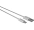 Дата-кабель More Choice USB 2.1A для Lightning 8-pin ПВХ 1м K21i White 1