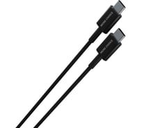 Дата-кабель More Choice Smart USB 3.0A PD 60W быстрая зарядка для Type-C Type-C TPE 2м K71Sa Black