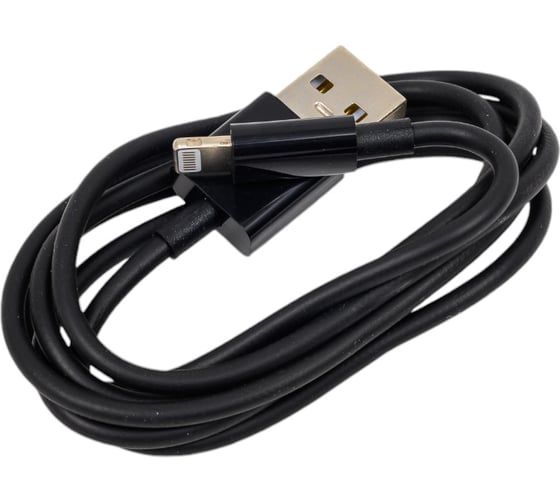 Дата-кабель More Choice Smart USB 2.4A для Lightning 8-pin ТРЕ 1м K42i Black