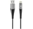 Дата-кабель More Choice Smart USB 2.4A для Lightning 8-pin нейлон 1м K41Si Silver Black 1