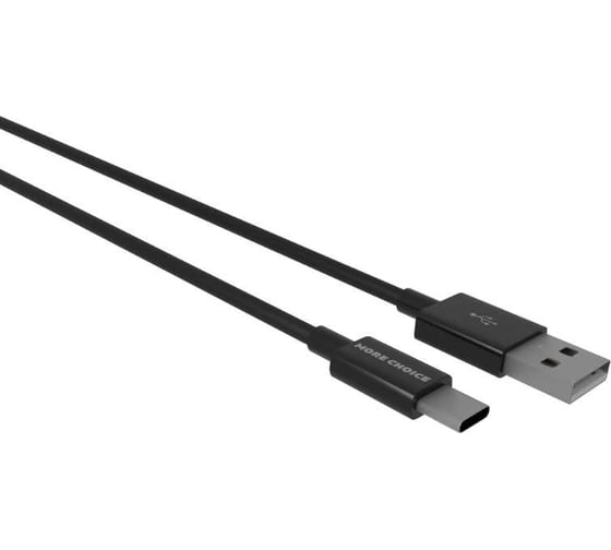 Дата-кабель More Choice USB 2.1A для Type-C TPE 1м K24a Black