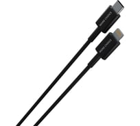Дата-кабель More Choice Smart USB 2.4A PD30W быстрая зарядка для Lightning 8-pin Type-C K71Si 1м White