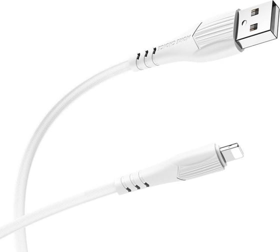Дата-кабель More Choice USB 2.4A для Lightning 8-pin TPE 1м K22i White