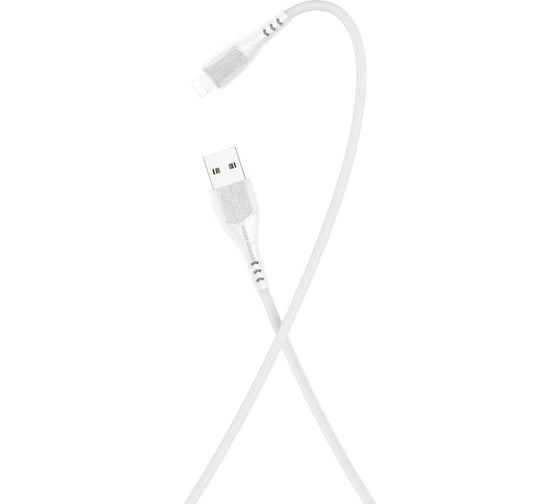 Дата-кабель More Choice USB 2.4A для Lightning 8-pin TPE 1м K22i White