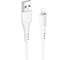Дата-кабель More Choice USB 2.4A для Lightning 8-pin TPE 1м K22i White 1