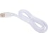 Дата-кабель More Choice USB 2.1A для Lightning 8-pin плоский нейлон 1м K20i White 3