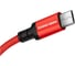 Дата-кабель More Choice USB 2.1A для micro USB нейлон 1м K12m Red Black 1