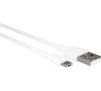 Дата-кабель More Choice USB 2.0A для micro USB K14m TPE 2м White