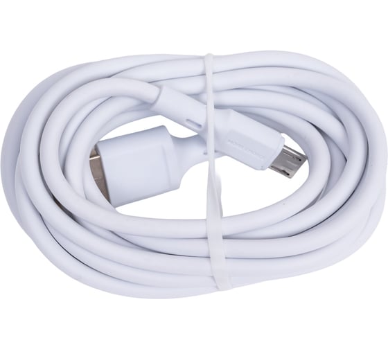 Дата-кабель More Choice USB 2.0A для micro USB K14m TPE 2м White