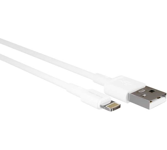 Дата-кабель More Choice USB 2.0A для Lightning 8-pin TPE 1м K14i White 1