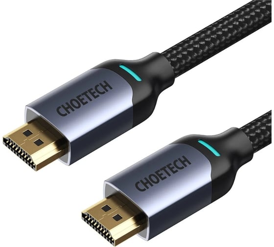 Кабель Choetech HDMI 8K60Hz 48Gbps в нейлоновой оплетке, 2 м XHH01-BK