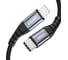 Кабель Choetech USB C - Lightning 2 м, нейлоновая оплетка IP0041 IP0041-BK 1