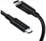 Кабель Choetech USB C 4,0 PD 100 Вт, 8К, 40 Гбит/с, 0,8 м XCC-1028 XCC-1028-BK 1