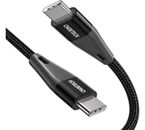 Кабель Choetech USB C PD 60 Вт, цвет черный, 1,2 м XCC-1003 XCC-1003-BK