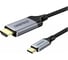 Кабель Choetech USB Type C-HDMI, 4К60Гц, нейлоновая оплетка, 2 м CH0021-BK 1