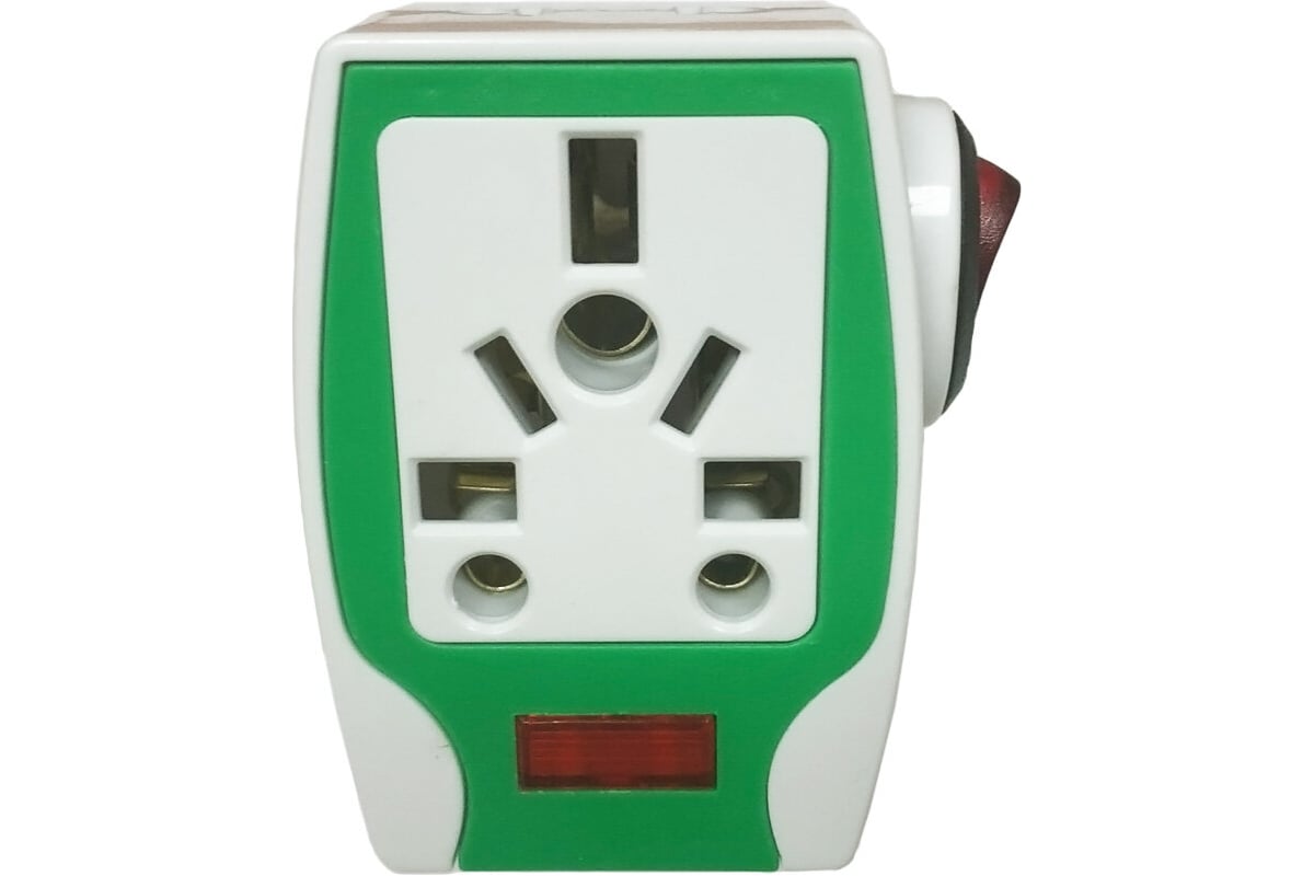Адаптер-переходник для сетевых розеток Beroma с выключателем 16a (цвет ...