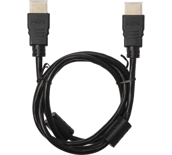 Кабель TDM ELECTRIC "АВК 2" HDMI - HDMI, v2.0, позолоченные контакты, с ферритами, 1 метр, SQ4040-0002