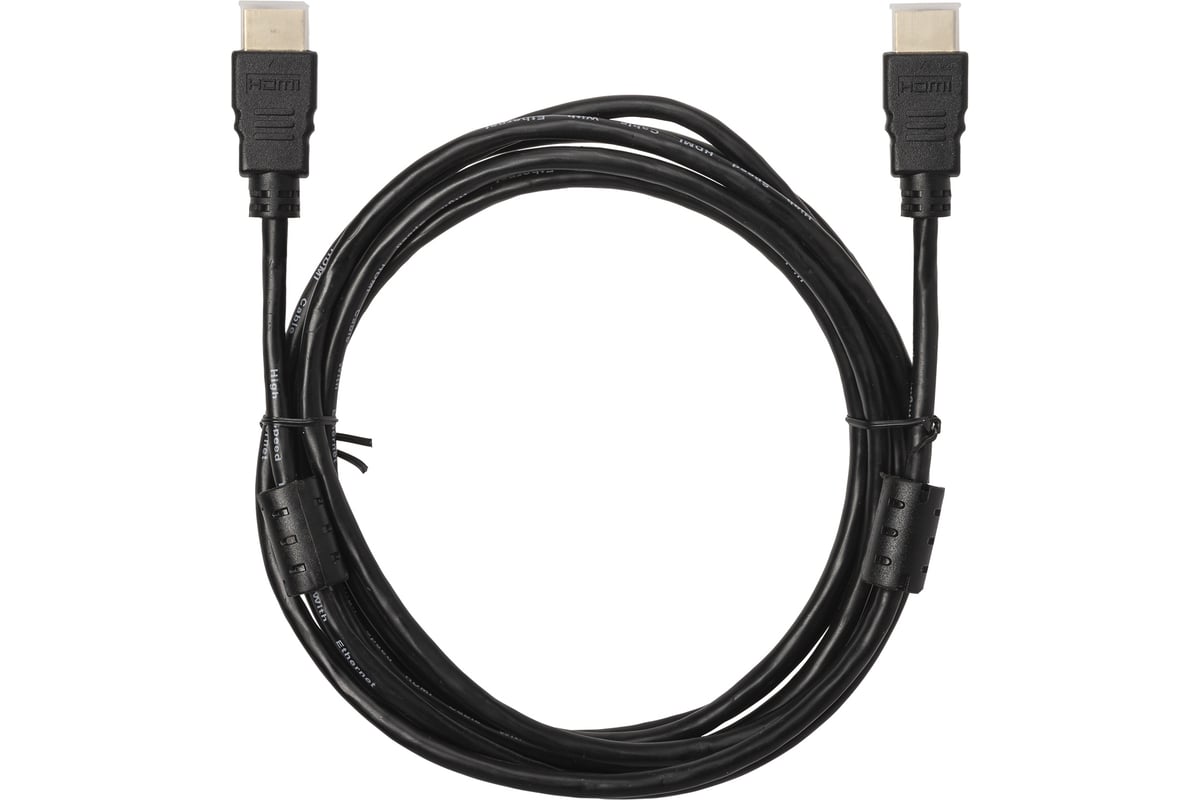 Кабель TDM ELECTRIC "АВК 4" HDMI - HDMI, v2.0, позолоченные контакты, с ...