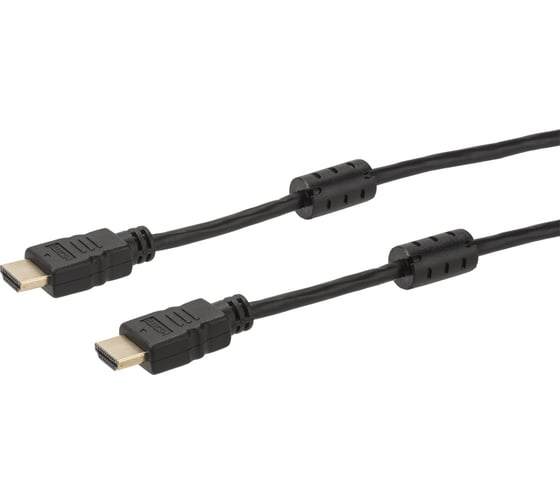 Кабель TDM ELECTRIC "АВК 4" HDMI - HDMI, v2.0, позолоченные контакты, с ферритами, 3 метра, SQ4040-0004
