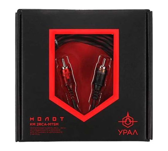 Межблочный кабель Ural sound КМ 2RCA МТ5М 1
