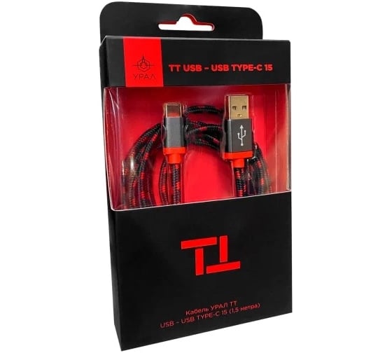 Кабель Ural sound УРАЛ ТТ USB-USB TYPE-C 15