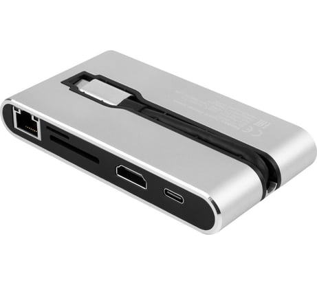 Хаб USB Type-C Rombica Hermes. Цвет: черный. TC-00254