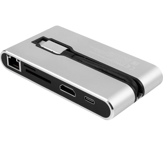 Хаб USB Type-C Rombica Hermes. Цвет: черный. TC-00254 1