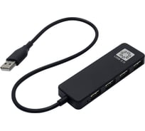 Концентратор 5Bites 4хusb2.0 / usb plug / black HB24-209BK