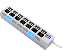 Концентратор 5Bites 7хusb2.0 / бп 5в-2а / 1m / white HB27-203PWH